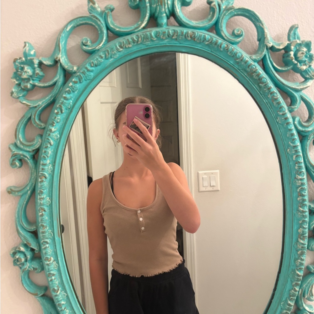 American Eagle Outfitters Tan Tank Top